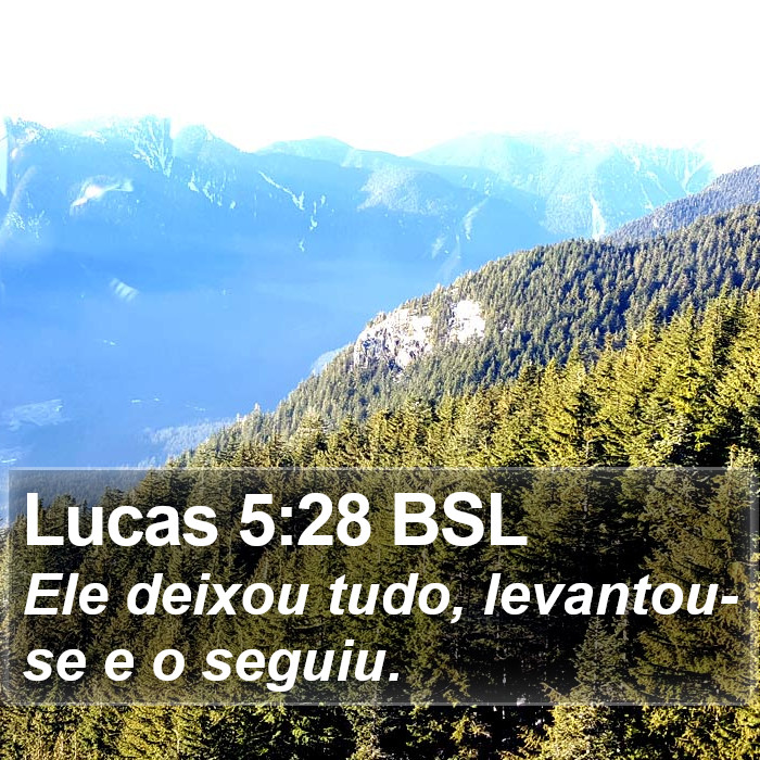 Lucas 5:28 BSL Bible Study