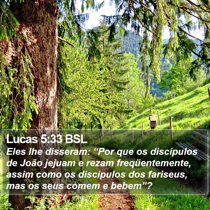 Lucas 5:33 BSL Bible Study