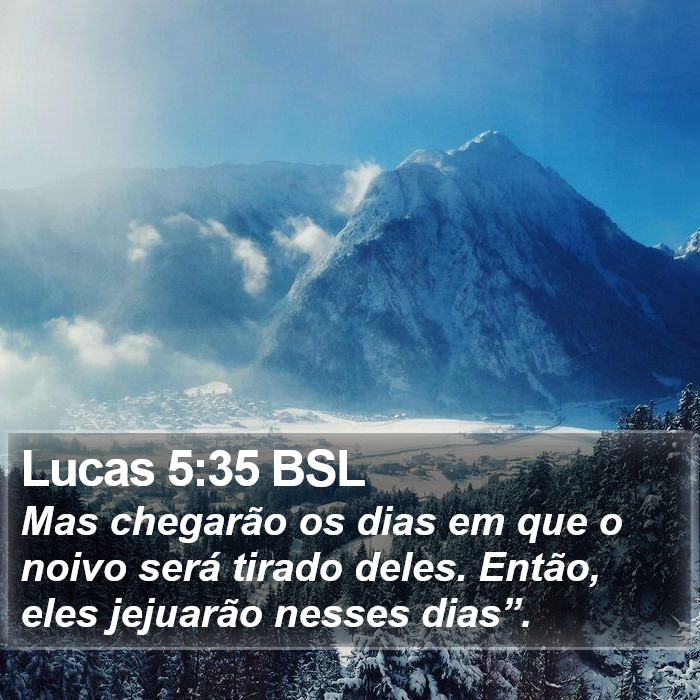 Lucas 5:35 BSL Bible Study