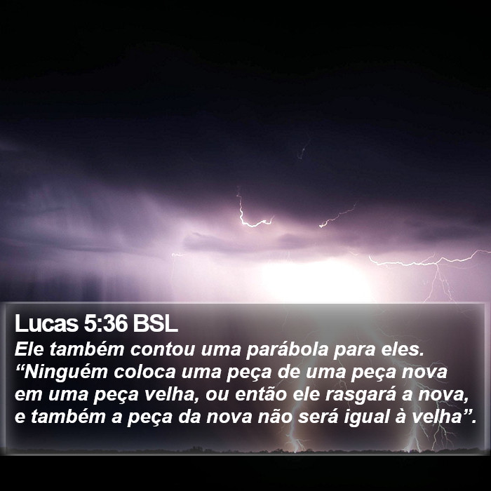 Lucas 5:36 BSL Bible Study