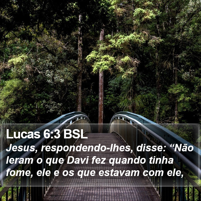 Lucas 6:3 BSL Bible Study