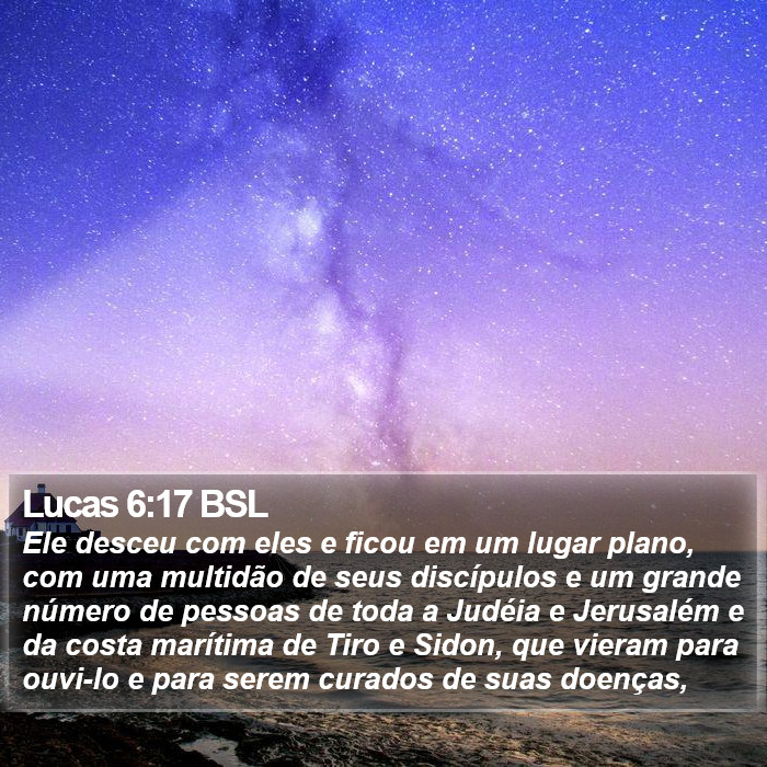 Lucas 6:17 BSL Bible Study