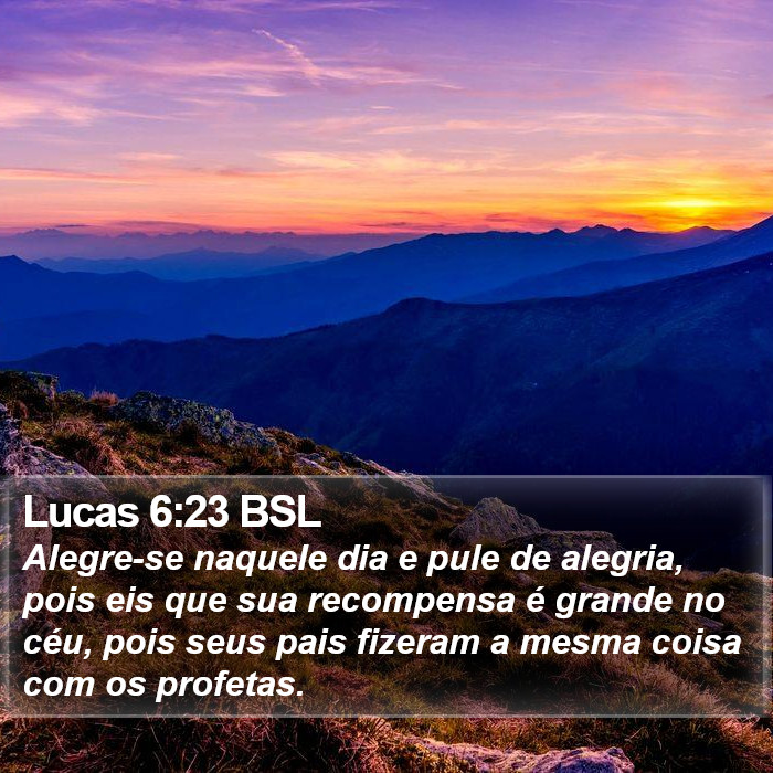 Lucas 6:23 BSL Bible Study