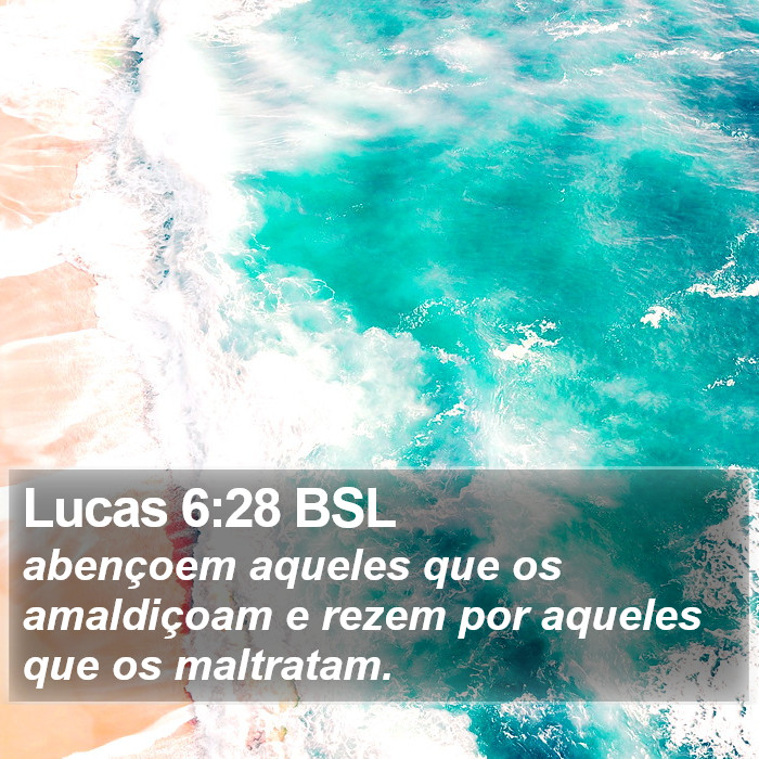 Lucas 6:28 BSL Bible Study