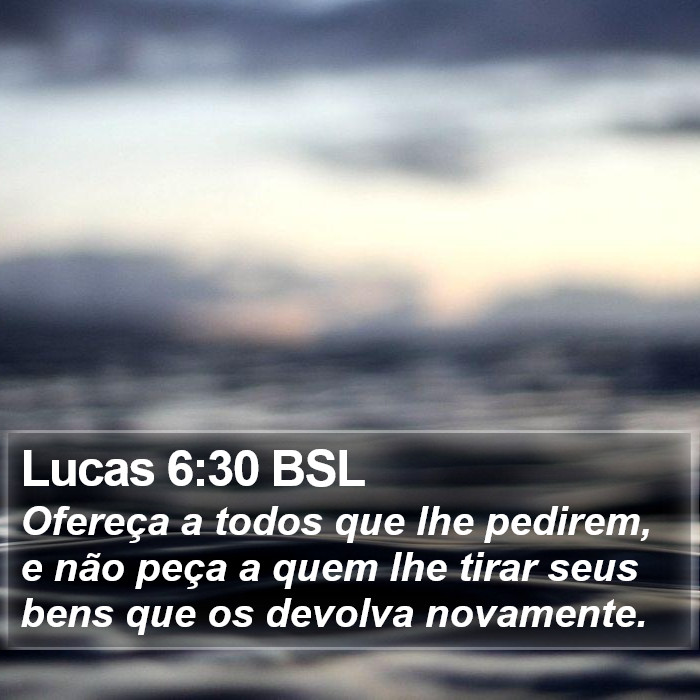 Lucas 6:30 BSL Bible Study