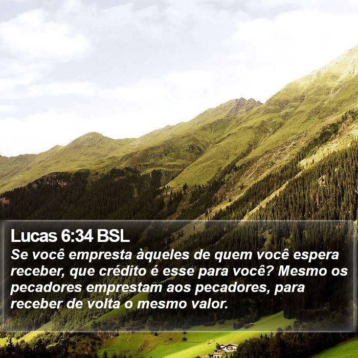 Lucas 6:34 BSL Bible Study