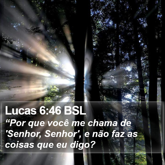 Lucas 6:46 BSL Bible Study