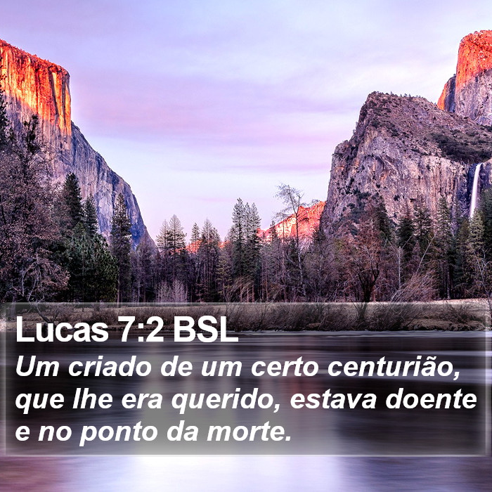 Lucas 7:2 BSL Bible Study