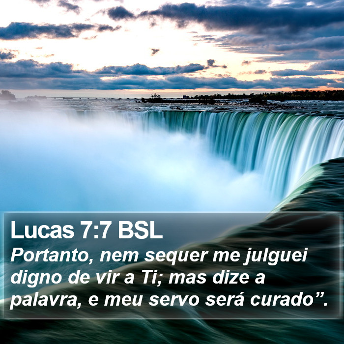 Lucas 7:7 BSL Bible Study