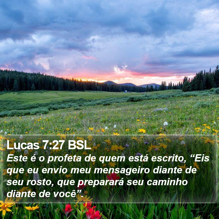 Lucas 7:27 BSL Bible Study