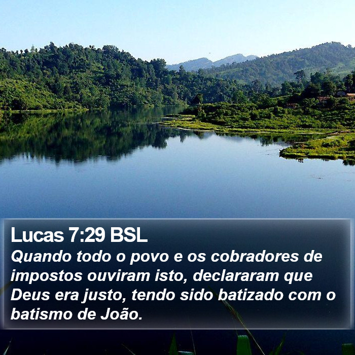 Lucas 7:29 BSL Bible Study