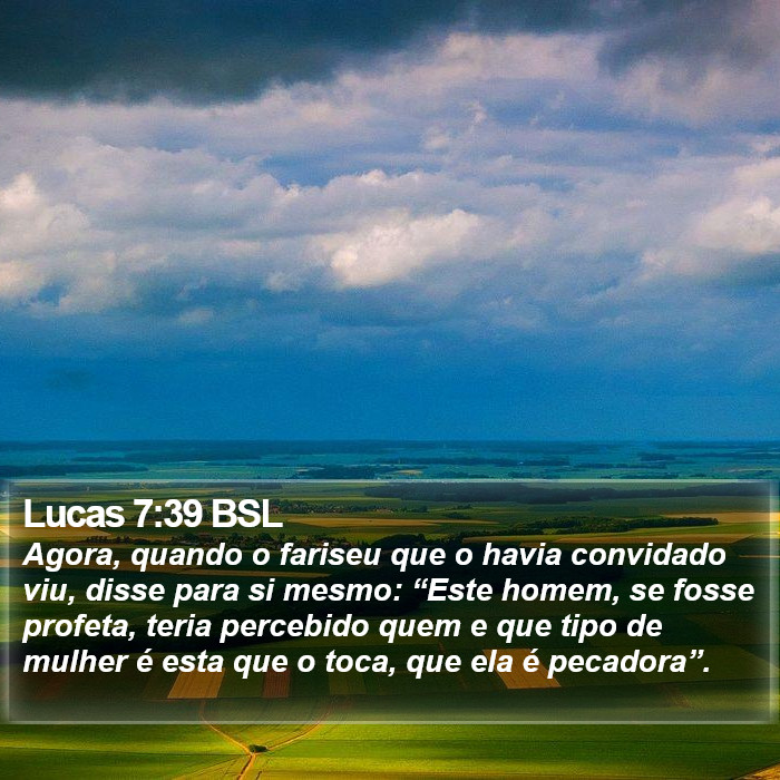 Lucas 7:39 BSL Bible Study