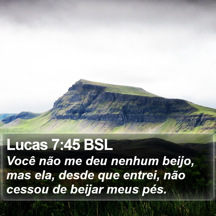 Lucas 7:45 BSL Bible Study