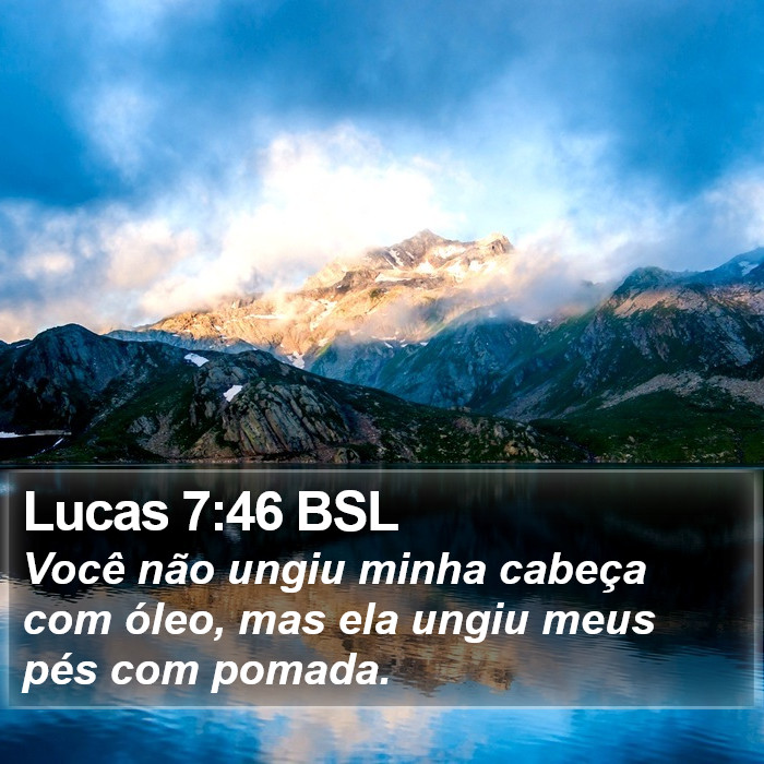 Lucas 7:46 BSL Bible Study