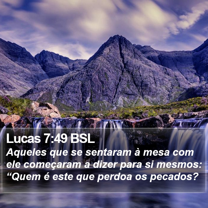 Lucas 7:49 BSL Bible Study