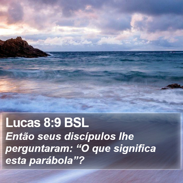 Lucas 8:9 BSL Bible Study