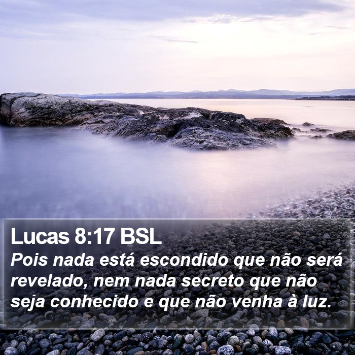 Lucas 8:17 BSL Bible Study