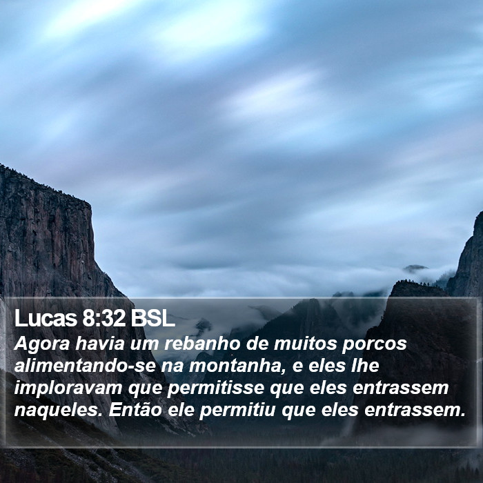 Lucas 8:32 BSL Bible Study