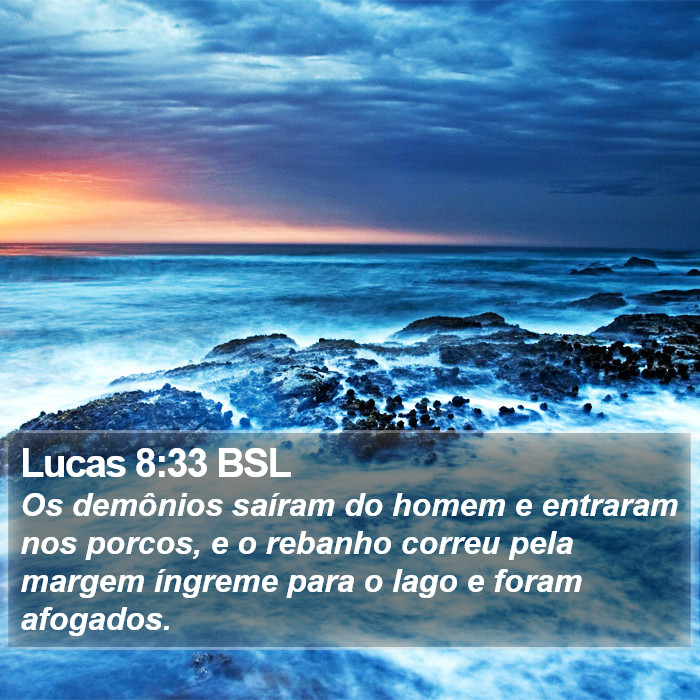 Lucas 8:33 BSL Bible Study