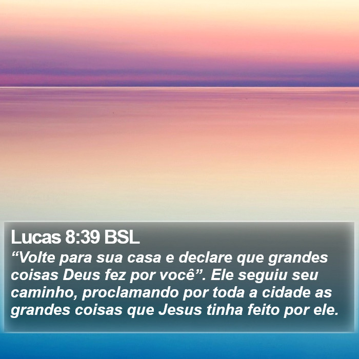 Lucas 8:39 BSL Bible Study