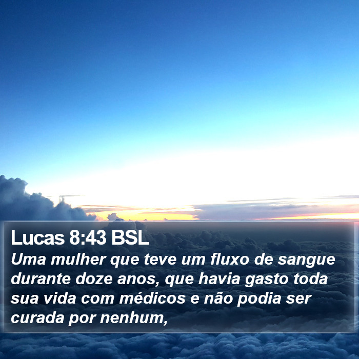 Lucas 8:43 BSL Bible Study