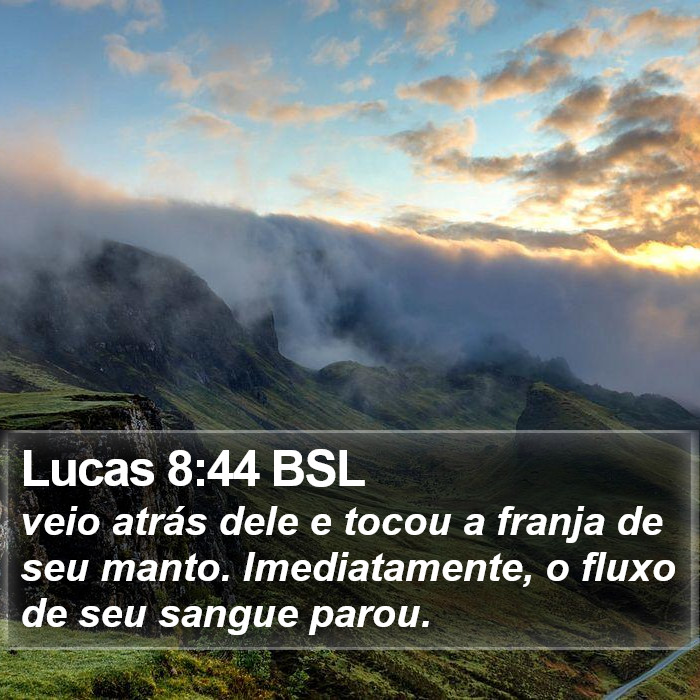 Lucas 8:44 BSL Bible Study