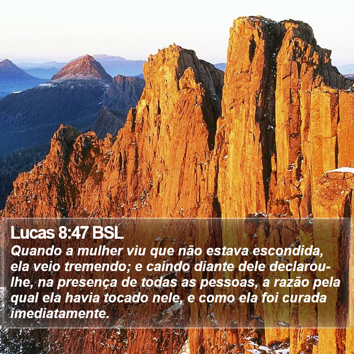 Lucas 8:47 BSL Bible Study