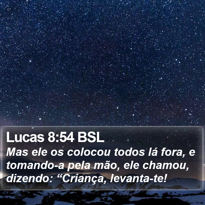 Lucas 8:54 BSL Bible Study