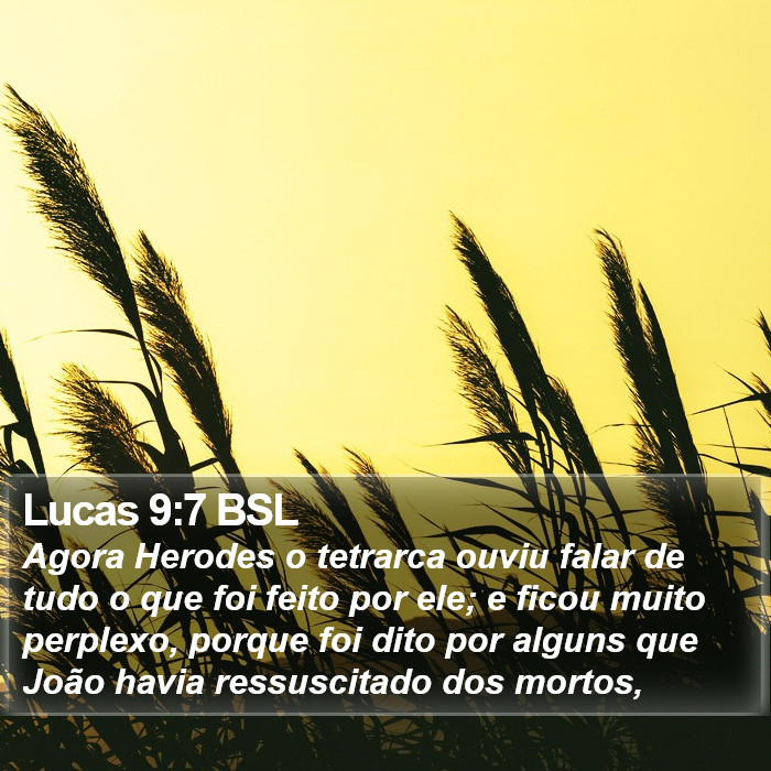 Lucas 9:7 BSL Bible Study