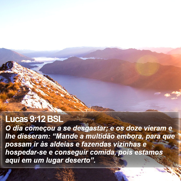 Lucas 9:12 BSL Bible Study