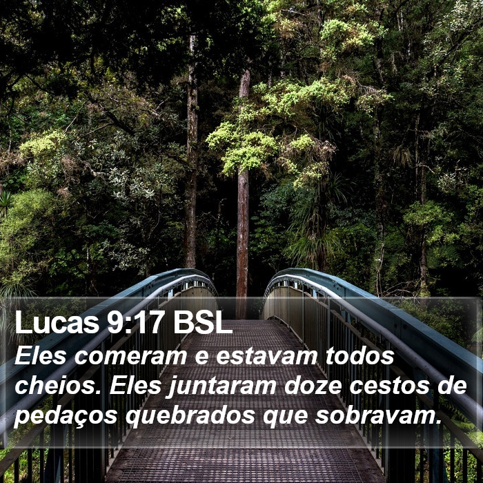 Lucas 9:17 BSL Bible Study