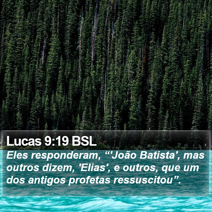 Lucas 9:19 BSL Bible Study