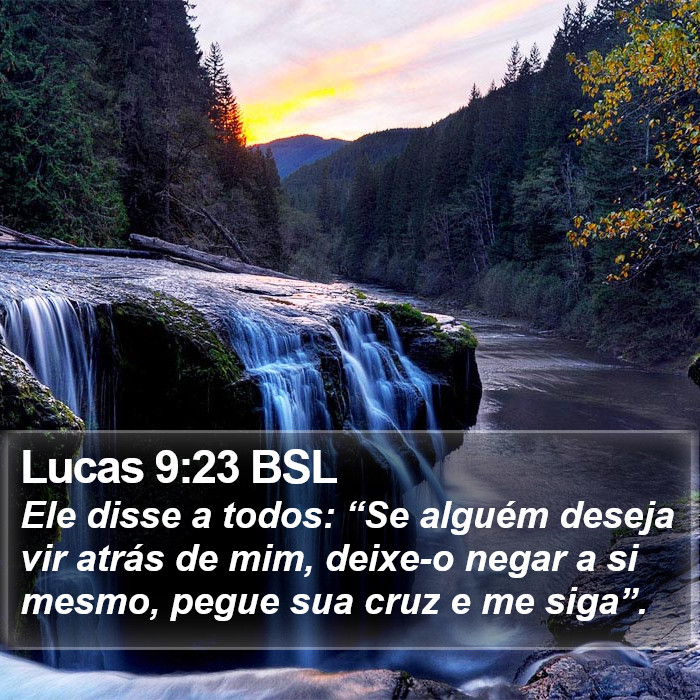 Lucas 9:23 BSL Bible Study