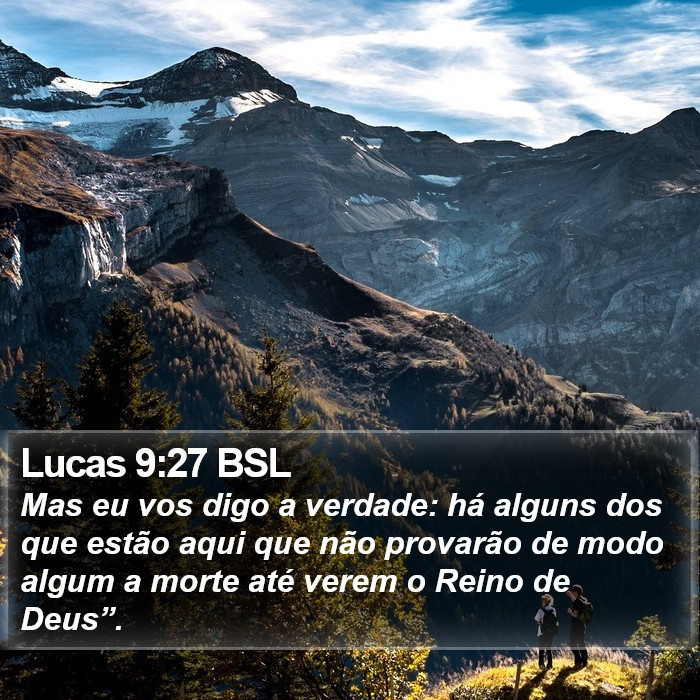 Lucas 9:27 BSL Bible Study