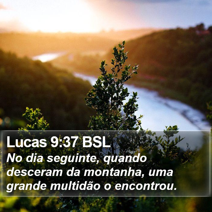Lucas 9:37 BSL Bible Study