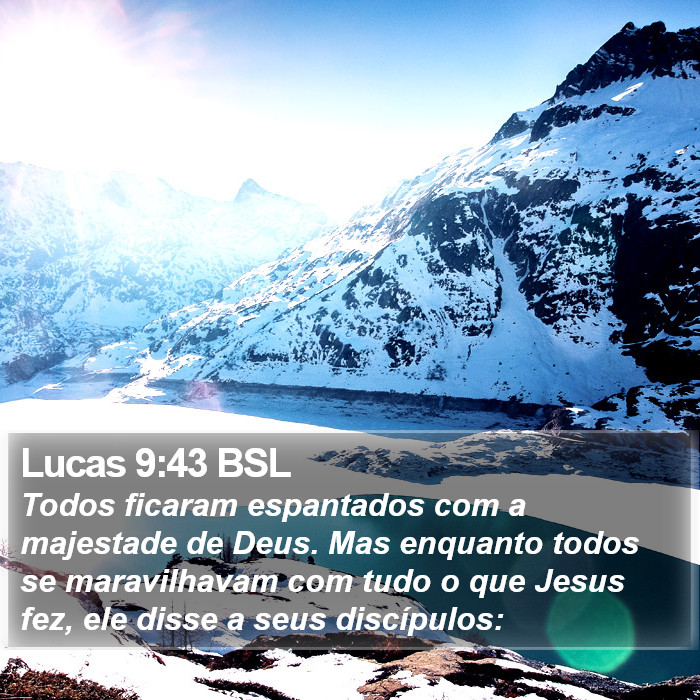 Lucas 9:43 BSL Bible Study