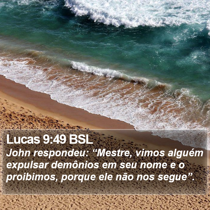 Lucas 9:49 BSL Bible Study