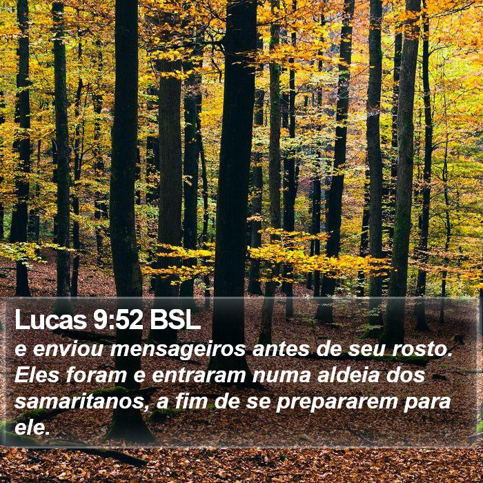 Lucas 9:52 BSL Bible Study