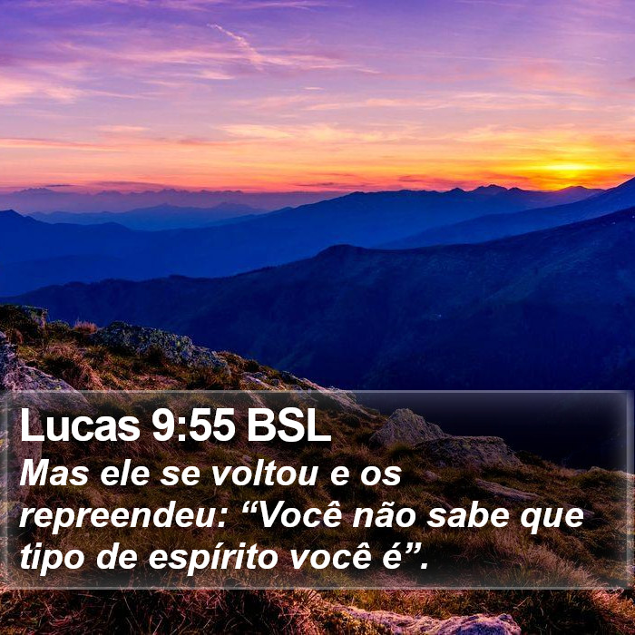 Lucas 9:55 BSL Bible Study