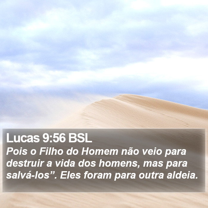 Lucas 9:56 BSL Bible Study