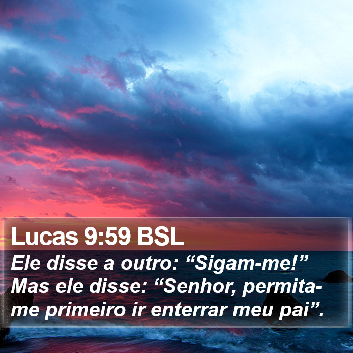 Lucas 9:59 BSL Bible Study