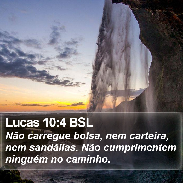 Lucas 10:4 BSL Bible Study