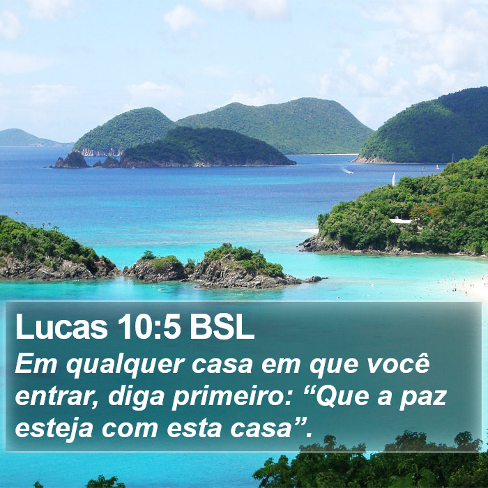 Lucas 10:5 BSL Bible Study
