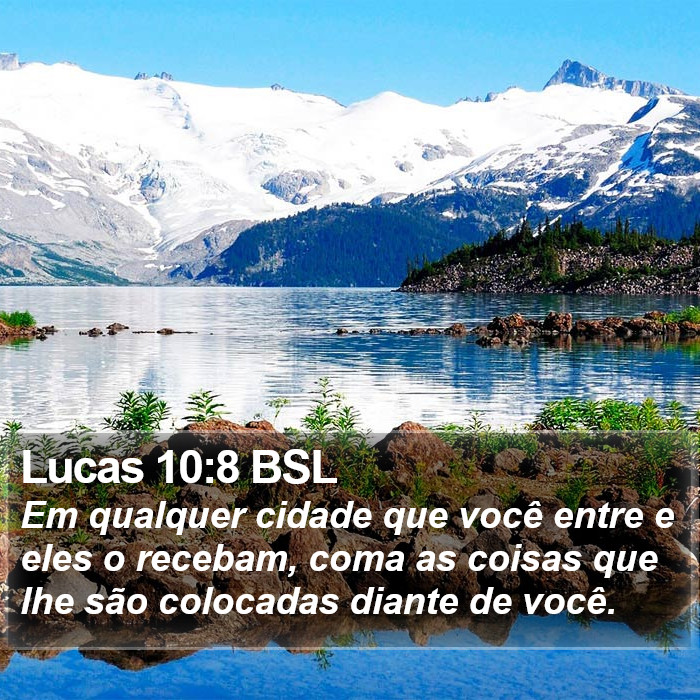 Lucas 10:8 BSL Bible Study
