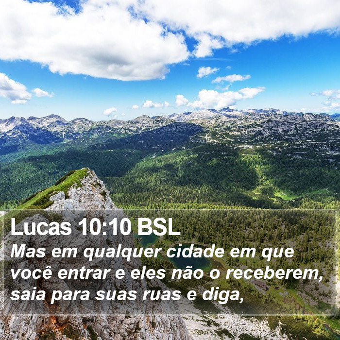 Lucas 10:10 BSL Bible Study