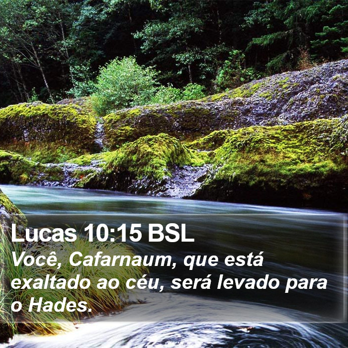 Lucas 10:15 BSL Bible Study