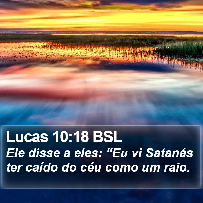 Lucas 10:18 BSL Bible Study