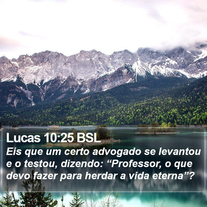 Lucas 10:25 BSL Bible Study