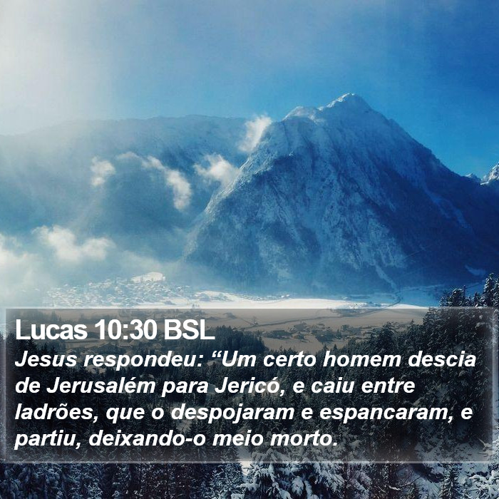 Lucas 10:30 BSL Bible Study