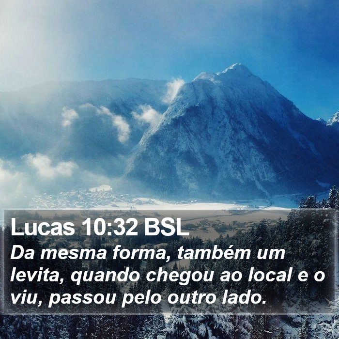 Lucas 10:32 BSL Bible Study
